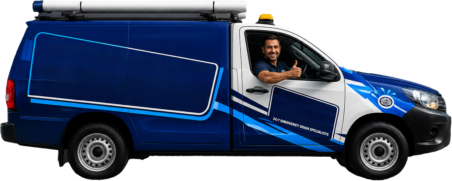 Sutherland Blocked Drains service van