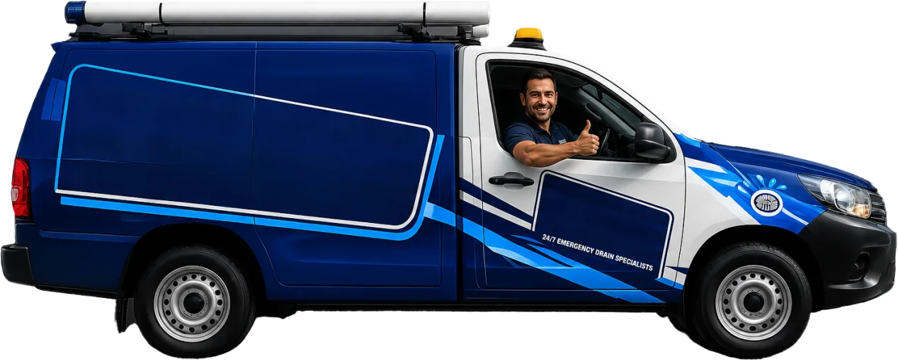 Sutherland Blocked Drains service van